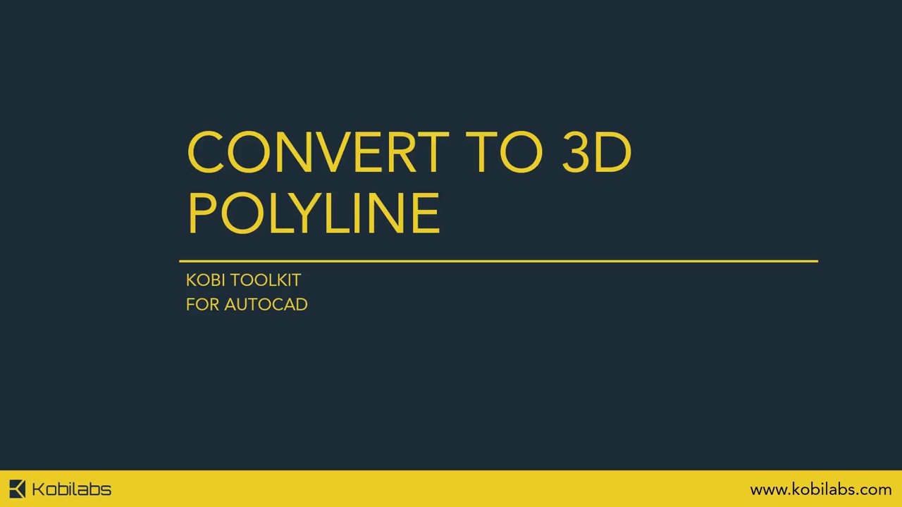 convert polyline to 3d polyline